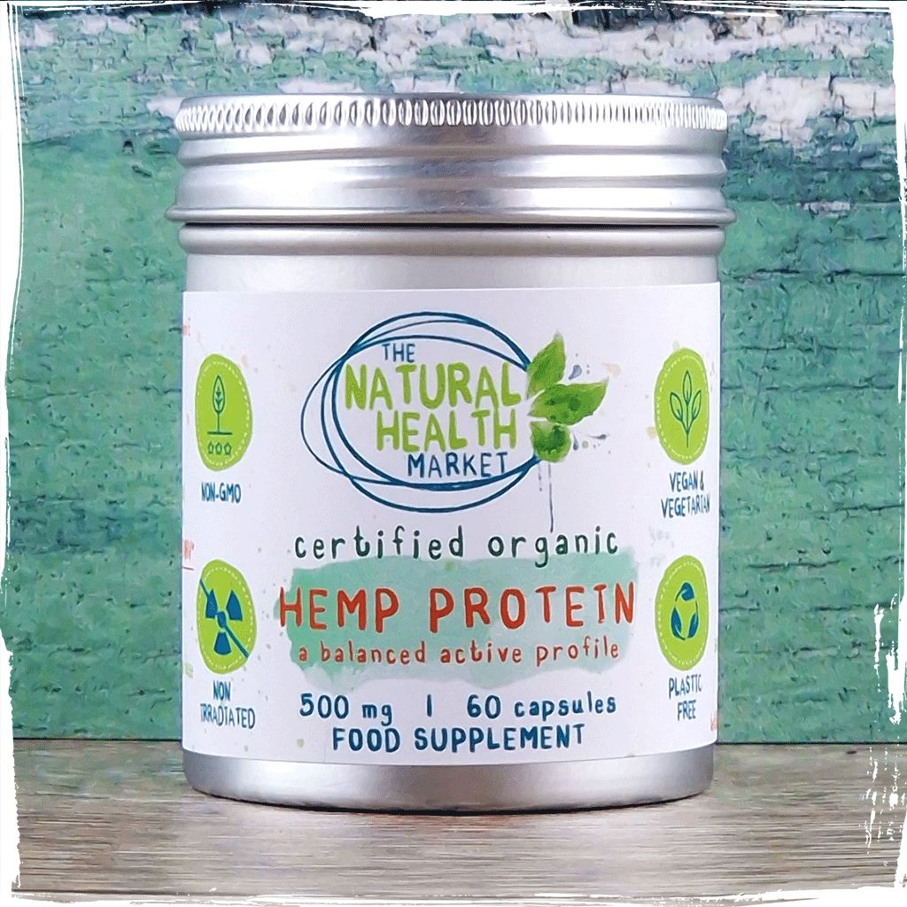 Organic Hemp Protein Capsules by The Natural Health Market