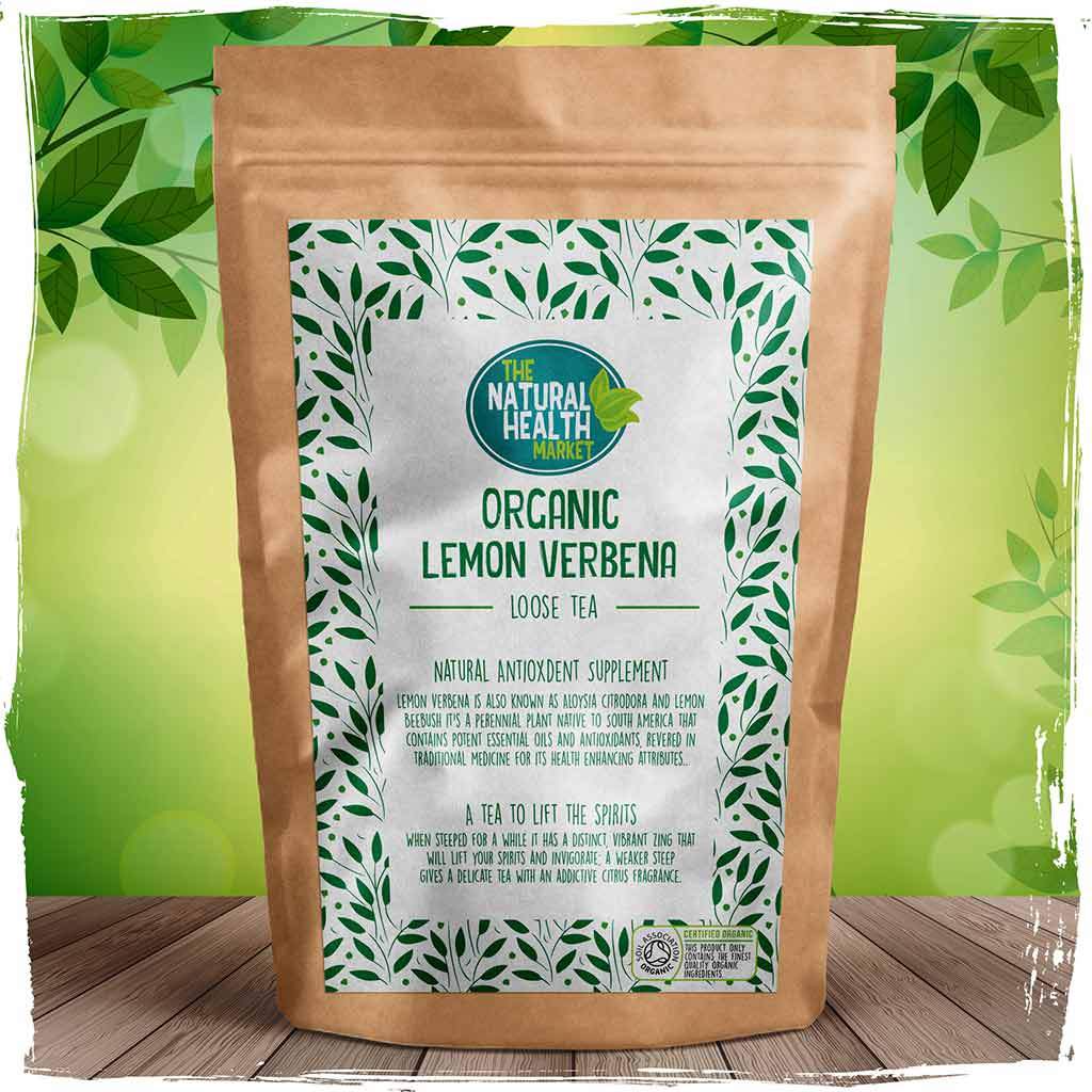 Organic Lemon Verbena Loose Leaf Tea 25g - The Natural Health Market