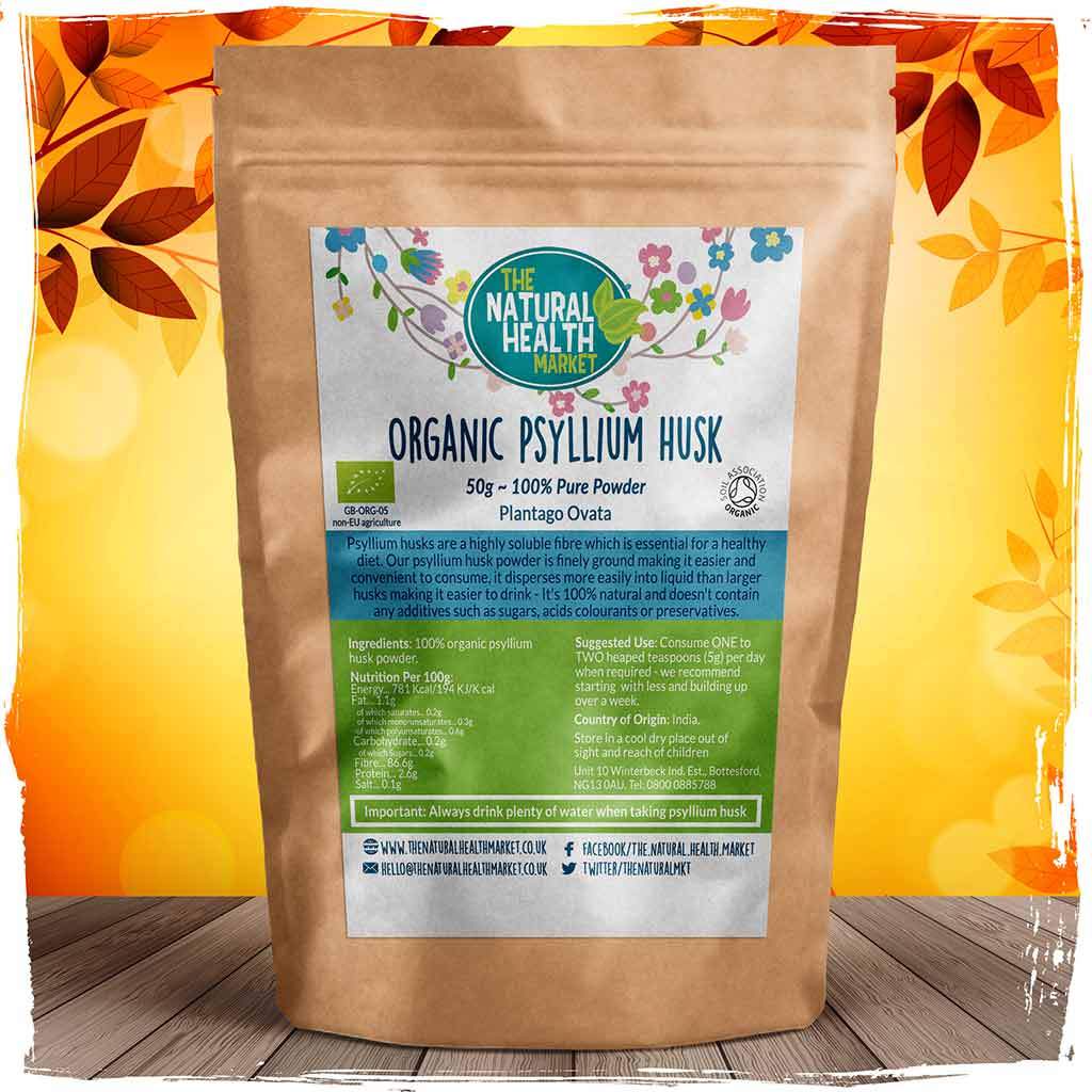 Organic Psyllium Husk Powder By The Natural Health Market