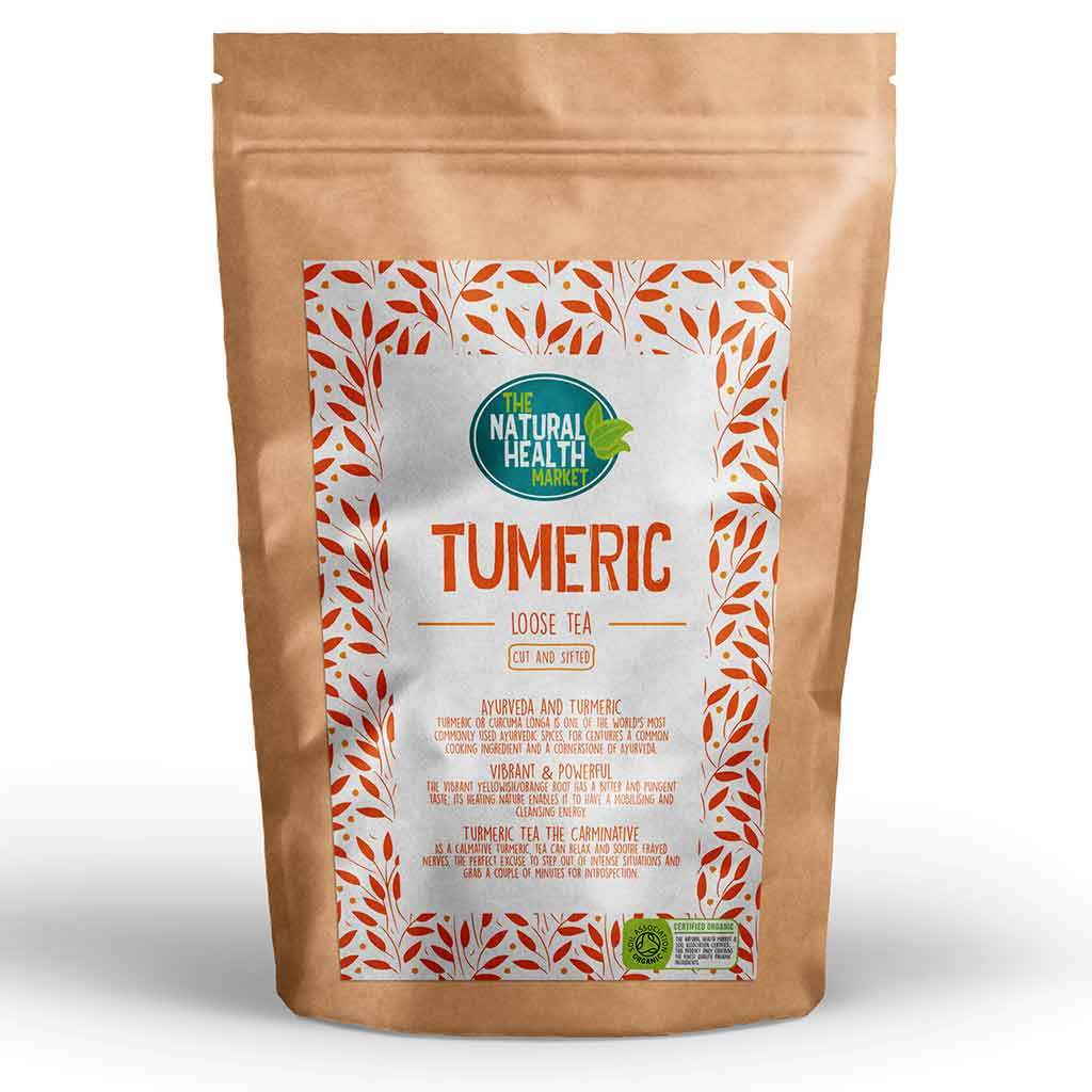 Organic Turmeric Root Tea (Curcuma Longa) By The Natural Health Market