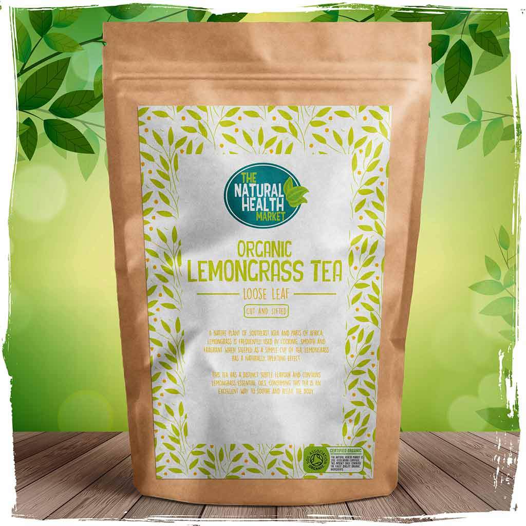 Organic Lemongrass Tea loose leaf By The Natural Health Market