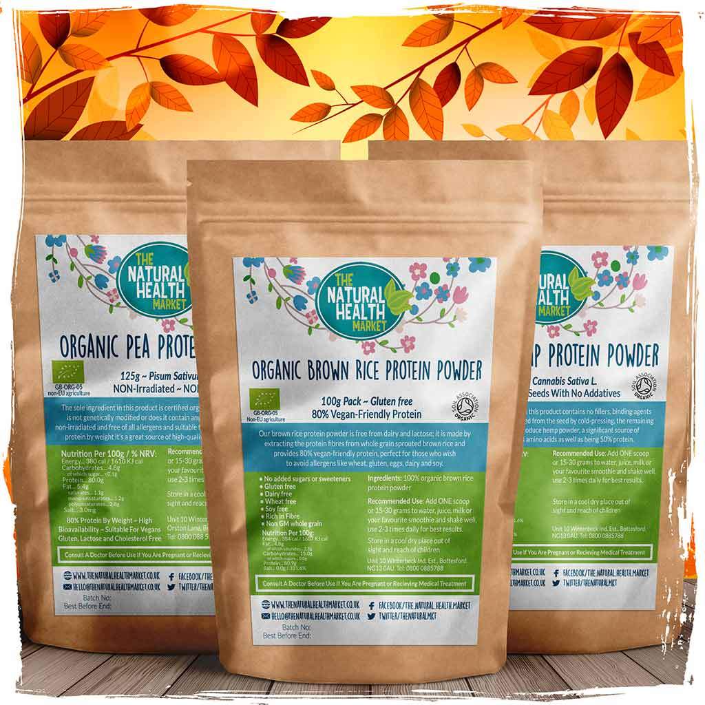 Plant Based Vegan Protein Powder Bundle Small By The Natural Health Market