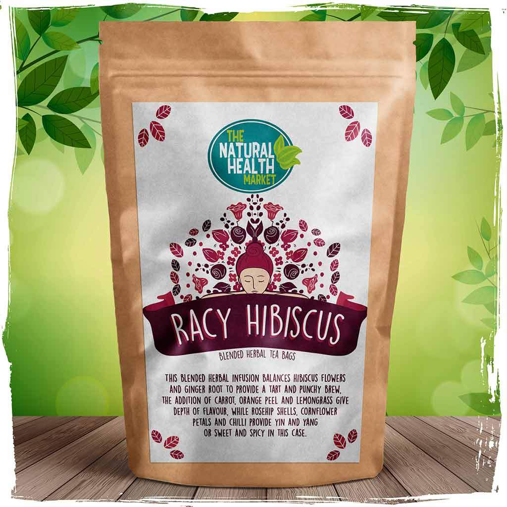 Racy Hibiscus Tea Bags By The Natural Health Market